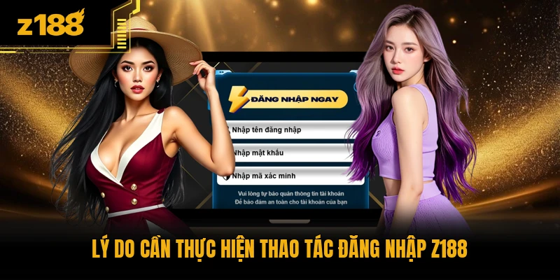 Lý do cần thực hiện thao tác đăng nhập Z188
